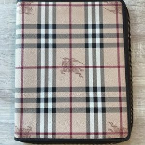Authentic Burberry iPad case. Never Used